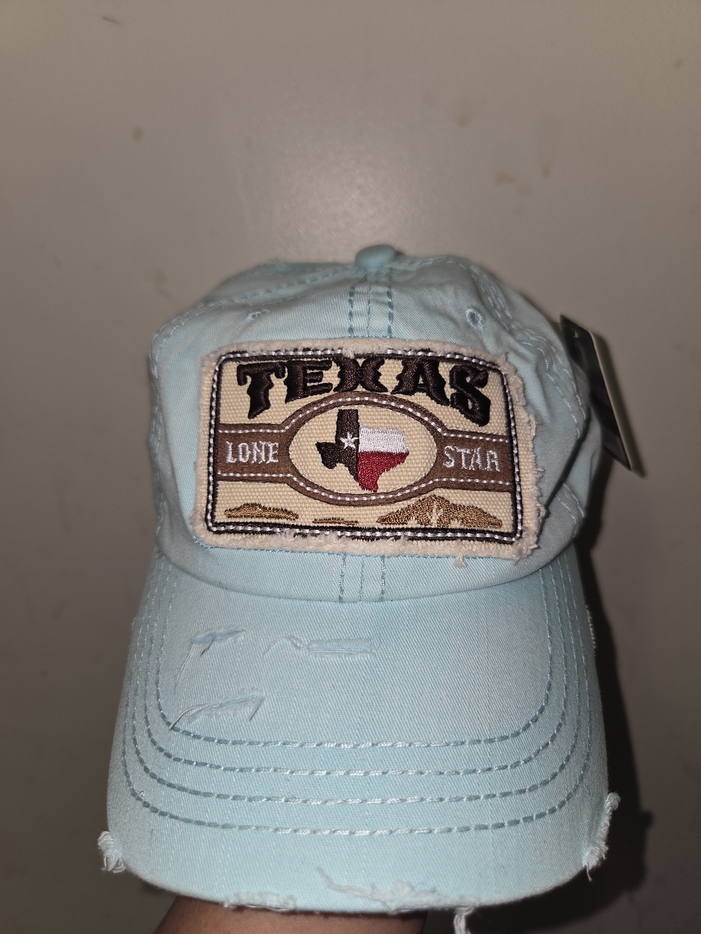Texas Lone Star Light Blue Baseball Cap